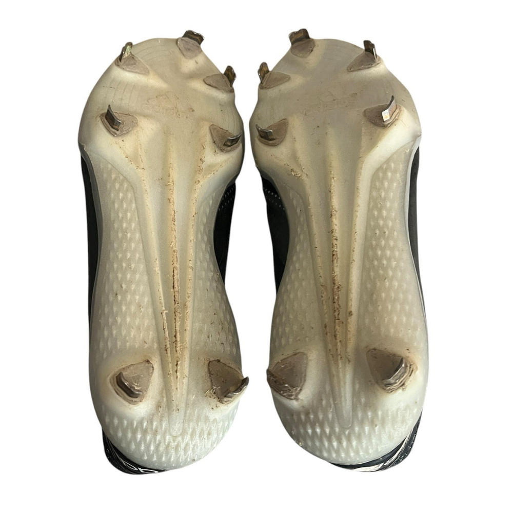 Adidas Adizero Afterburner 2.0 Baseball Cleats Mens 7.5 Black Gray - Picture 6 of 7